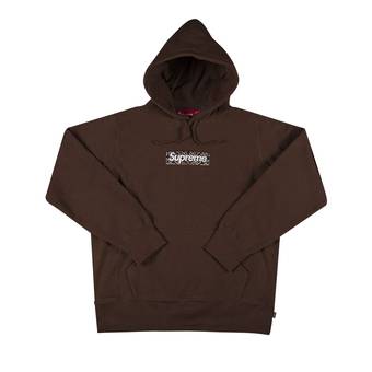 Buy Supreme Bandana Box Logo Hooded Sweatshirt 'Dark Brown