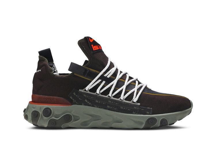 nike ispa react low velvet brown