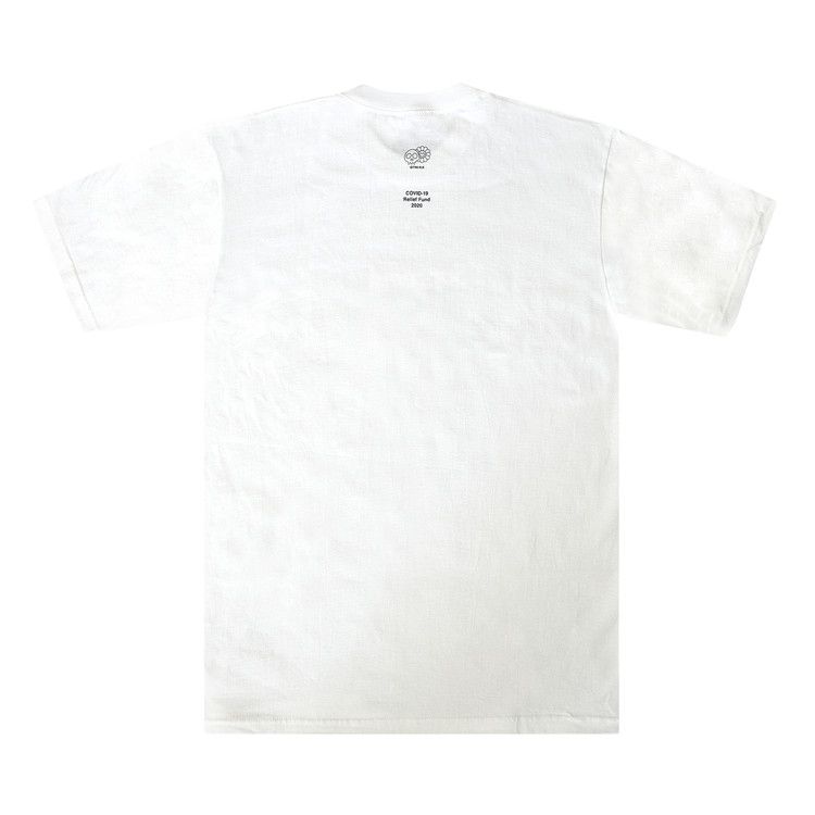 Supreme Takashi Murakami COVID-19 Relief Box Logo Short Sleeve Tee - White