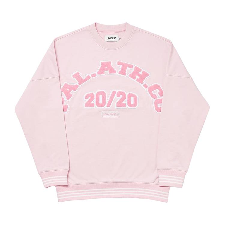 Buy Palace 20/20 Vision Crew 'Pink' - P18CS019 | GOAT SA