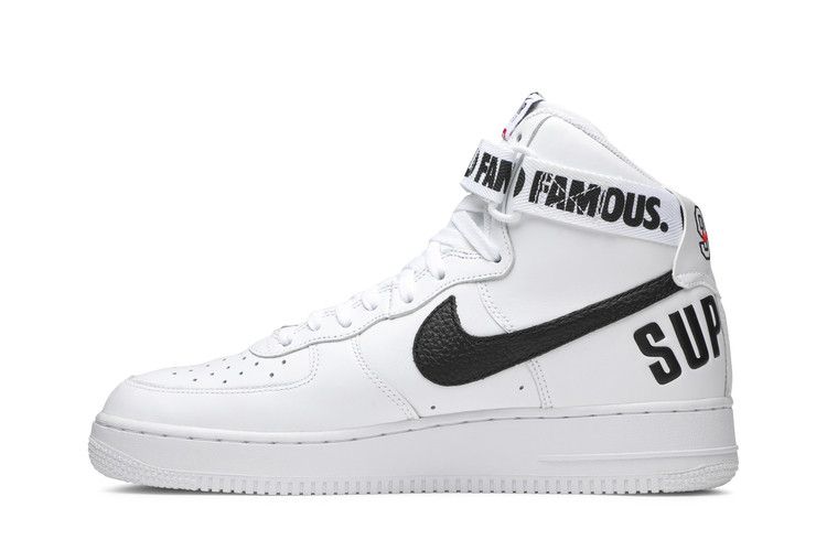 Check Out The Personalized Touch on This Supreme x Nike Air Force 1 High •