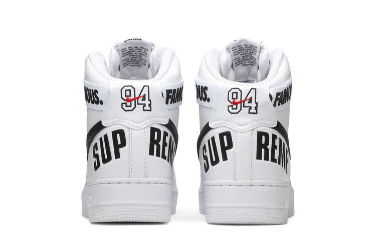 Buy Supreme x Air Force 1 High Supreme 'White' - 698696 100 | GOAT