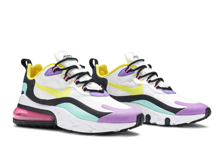 Womans 7- Nike Air Max 270 React Bright Violet 2019
