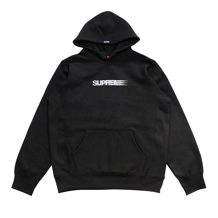 Supreme Motion Logo Hooded Sweatshirt 'Black' | GOAT