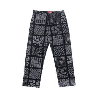 Buy Supreme Paisley Grid Chino Pant 'Black' - SS20P51 BLACK