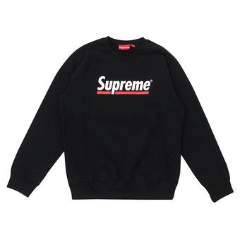Buy Supreme Underline Crewneck 'Black' - SS20SW33 BLACK | GOAT Buy Supreme Underline Crewneck 'Black' - SS20SW33 BLACK | GOAT
