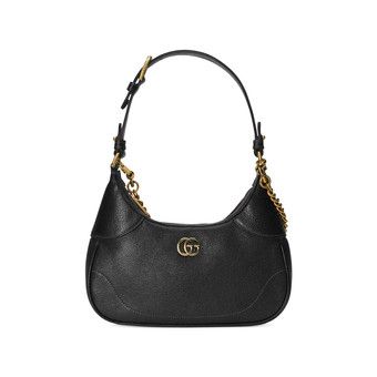 GUCCI｜SHOULDER BAGS (735106 AAA9F 1000) Gucci Aphrodite Small Crescent Shoulder Bag Black 735106