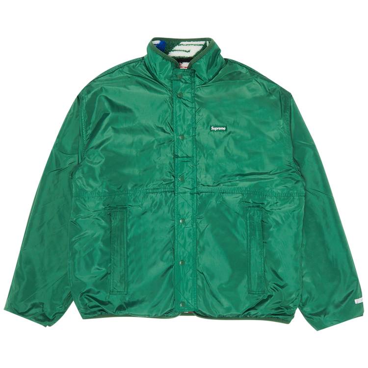 Buy Supreme Geo Reversible WINDSTOPPER Fleece Jacket 'Multicolor 