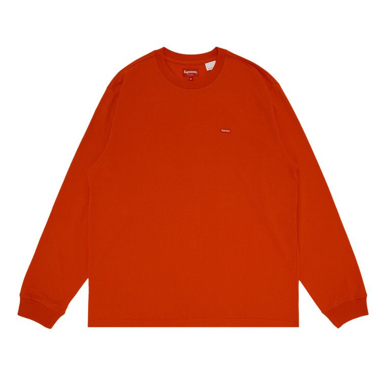 Buy Supreme Small Box Long Sleeve Tee Bright Orange FW22KN13 BRIGHT ORANGE GOAT UK