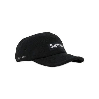 Supreme polartec fleece camp cap black sz M/L