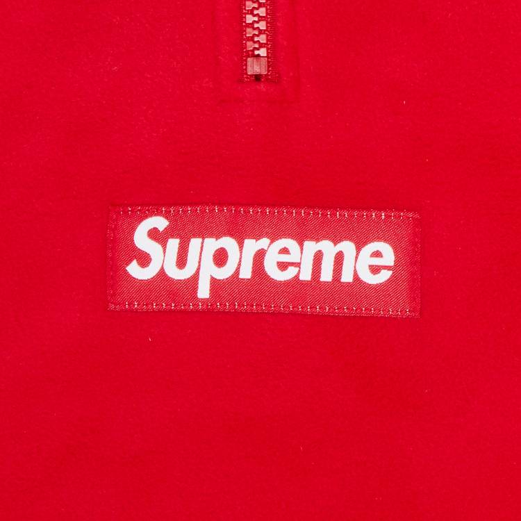 Supreme Polartec Half Zip Red  Size XL Available For Immediate
