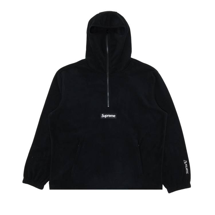 Buy Supreme x Polartec Facemask Half Zip Pullover 'Black