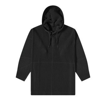 Buy Homme Plissé Issey Miyake Color Pleated Hoodie 'Black