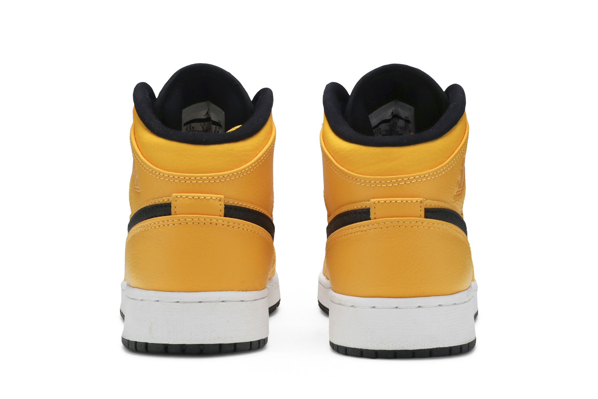 Pre-owned Air Jordan 1 Mid Gs 'university Gold'