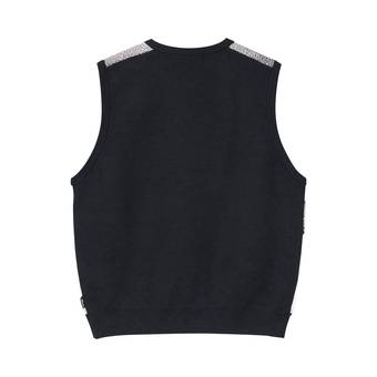 Buy Stussy Photo Jacquard Vest 'Black' - 117155 BLAC | GOAT