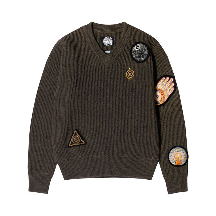 Stussy X Dries Van Noten Patch Knit Sweater Sand
