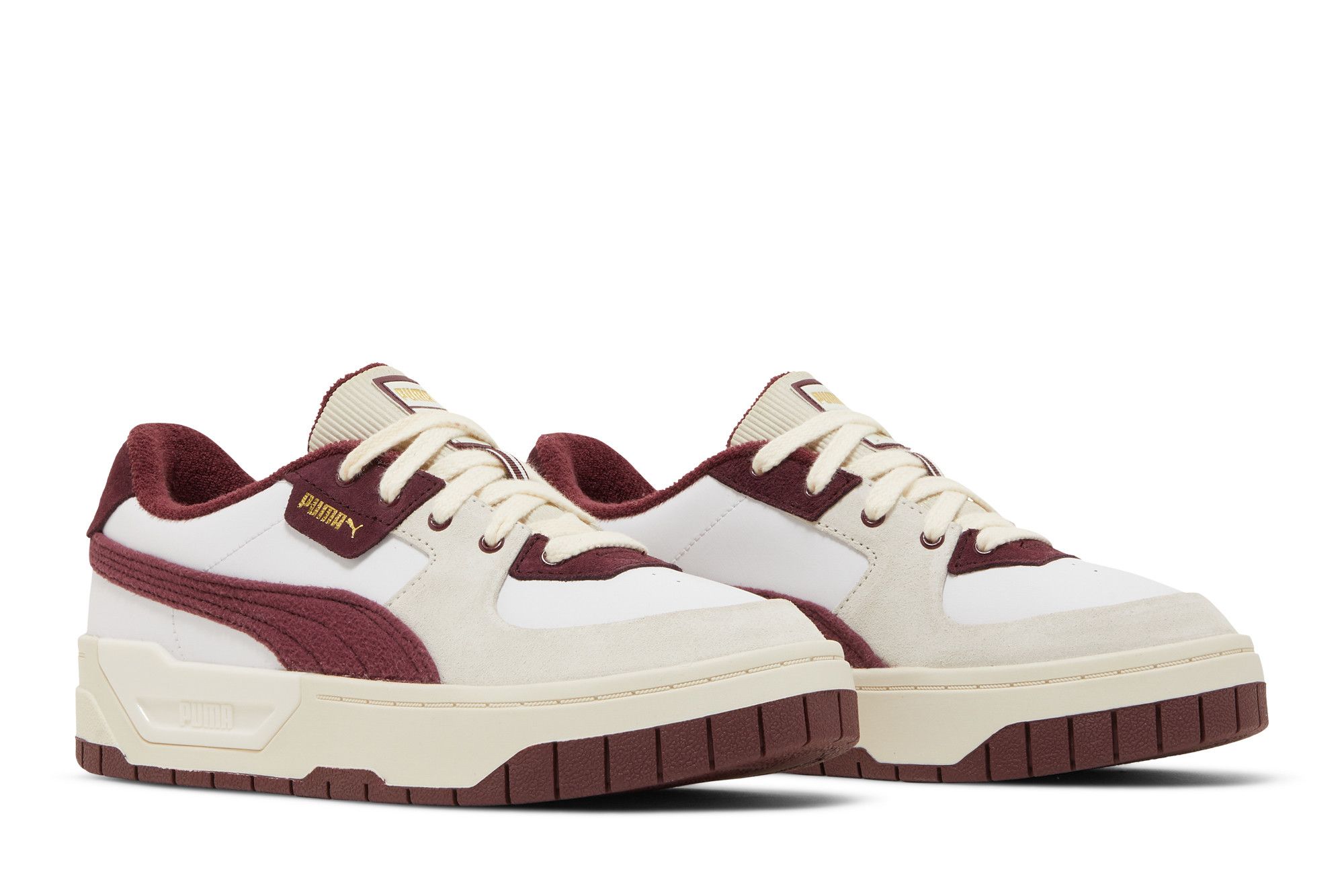Pre-owned Puma Wmns Cali Dream Ivy League 'white Aubergine'