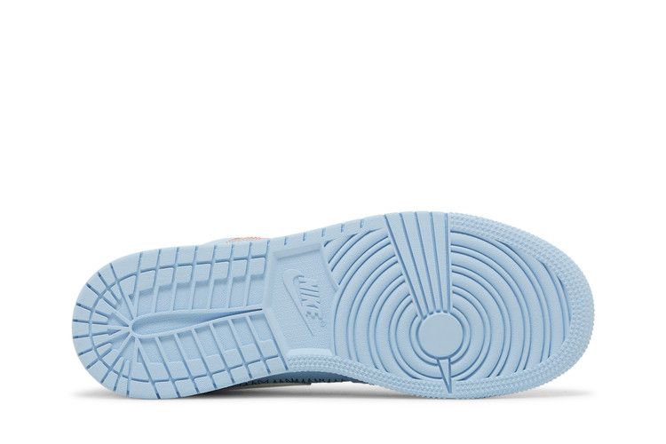 Air Jordan 1 Low SE Gs Blue Stitch