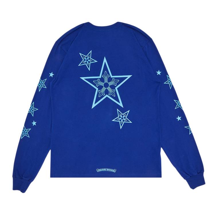 Buy Chrome Hearts Star Long-Sleeve Shirt 'Blue' - 1383 ...
