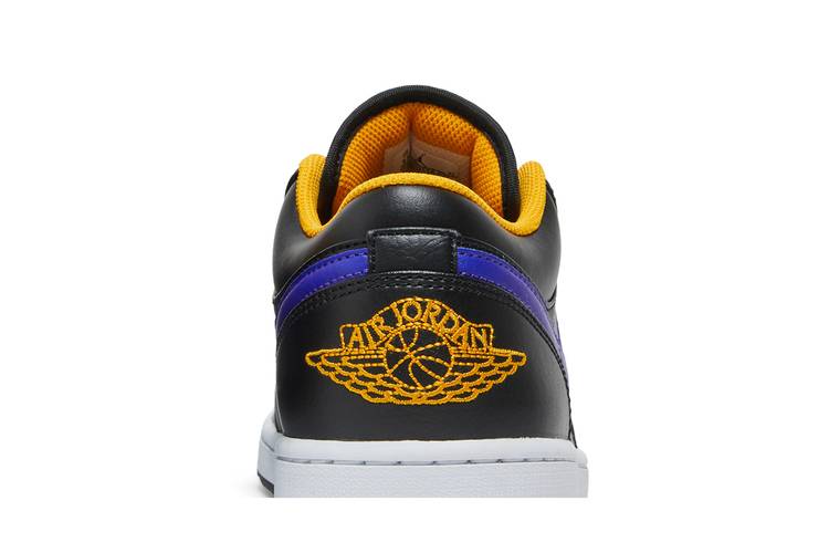 Jordan, Shoes, Nike Air Jordan Low Lakers Shoes Black 55356075 445y  Purple Black No Lid