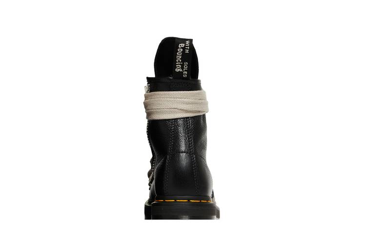 Dr. Martens 1460 Quad Leather Sole Pentagram Jumbo Lace Boot Rick Owens  Black Men's - DM02B3803 7001 09 - US