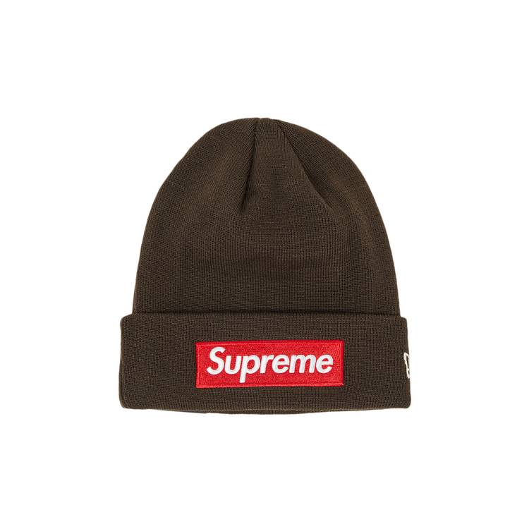 Supreme x New Era Box Logo Beanie 'Brown'