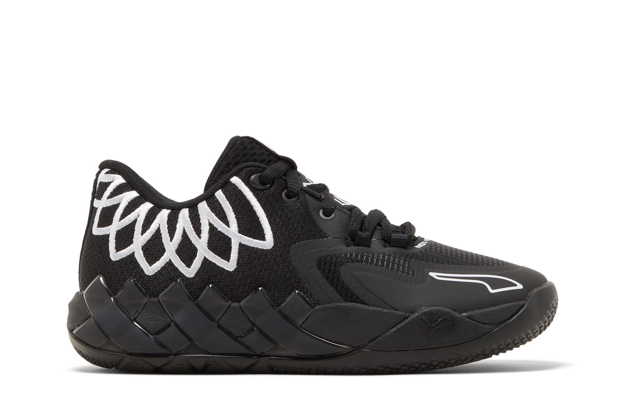 Pre-owned Puma Mb.01 Lo Jr 'team Colors - Black'