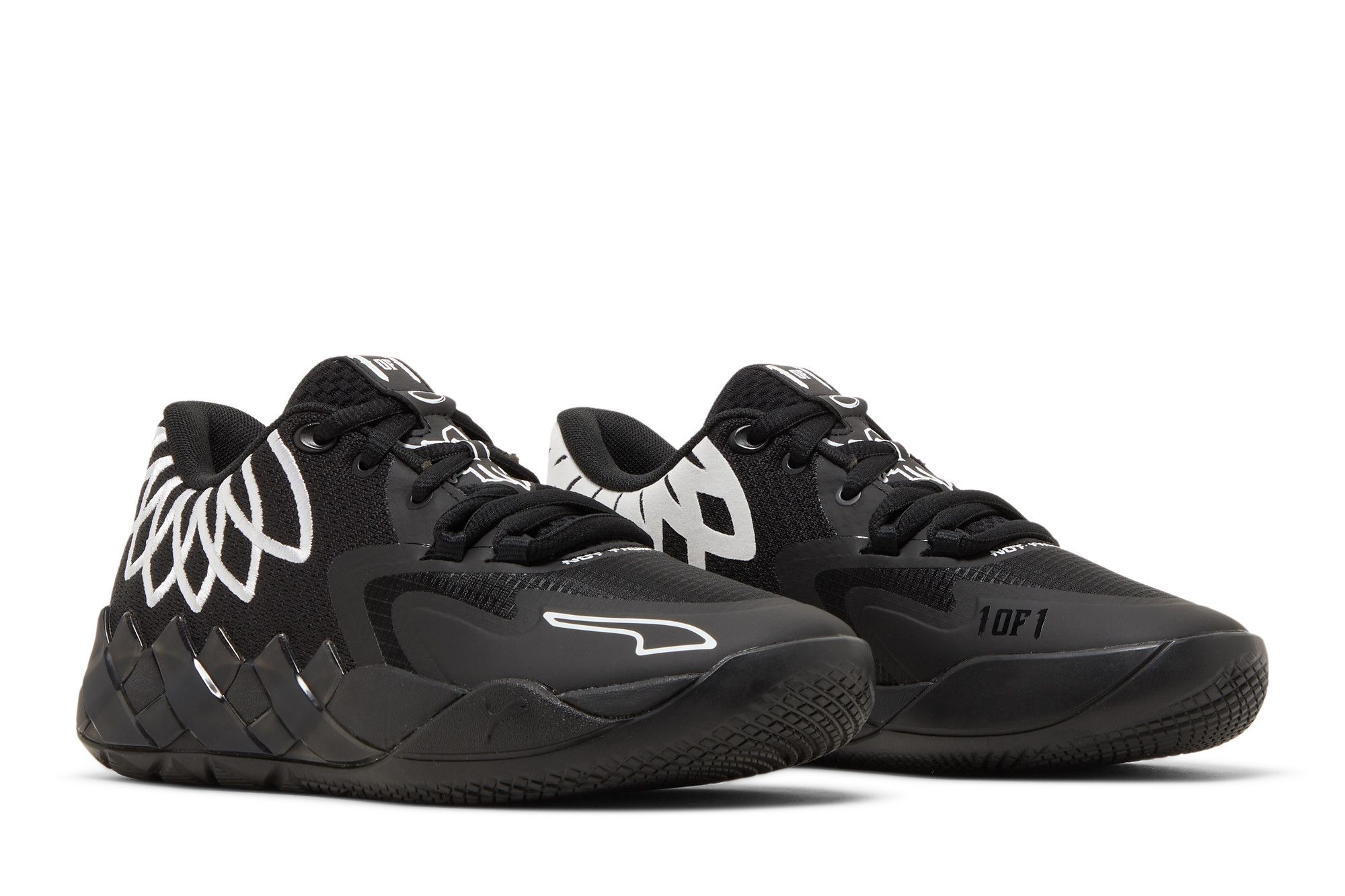 Pre-owned Puma Mb.01 Lo Jr 'team Colors - Black'