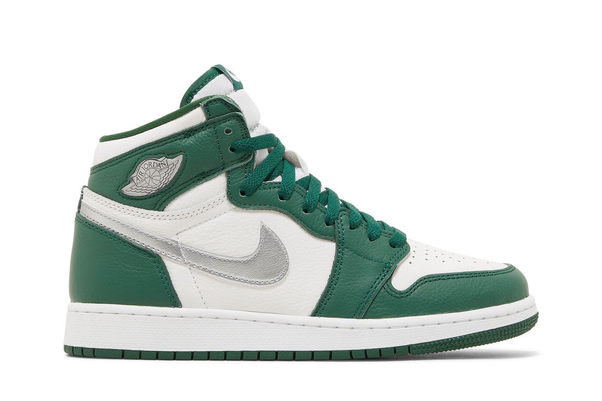 Pre-owned Air Jordan 1 Retro High Og Gs 'gorge Green'