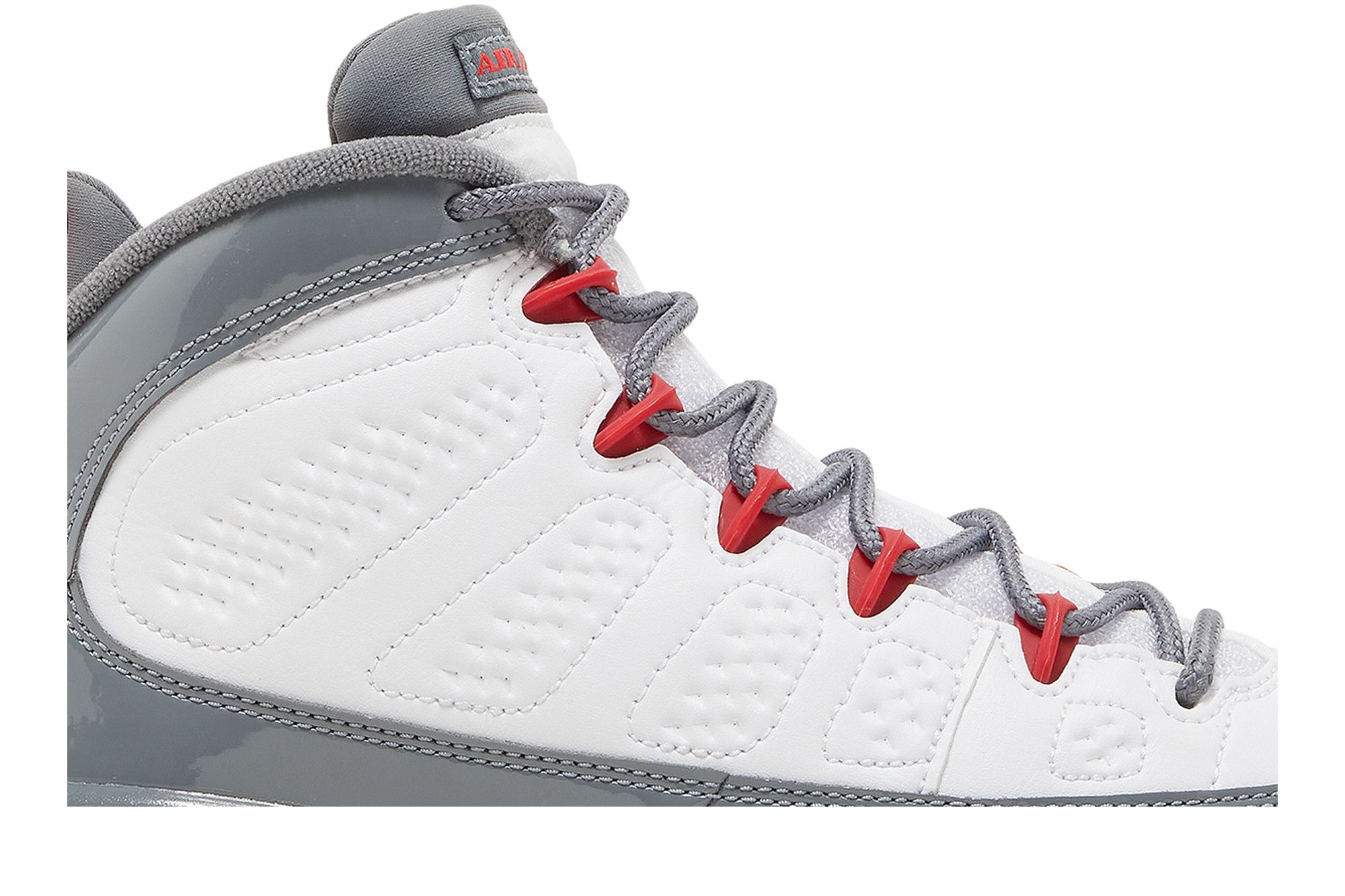 Pre-owned Air Jordan 9 Retro Gs 'fire Red' In Grey