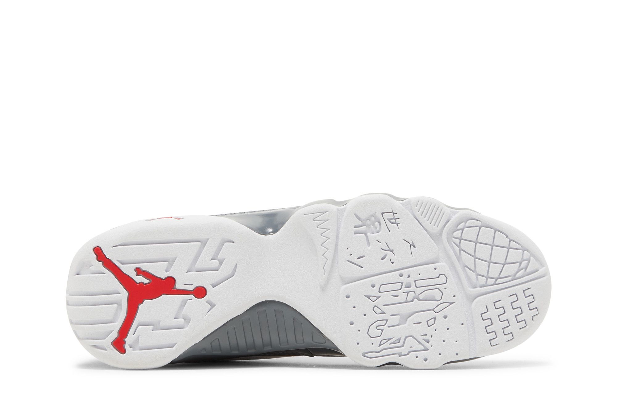 Pre-owned Air Jordan 9 Retro Gs 'fire Red' In Grey