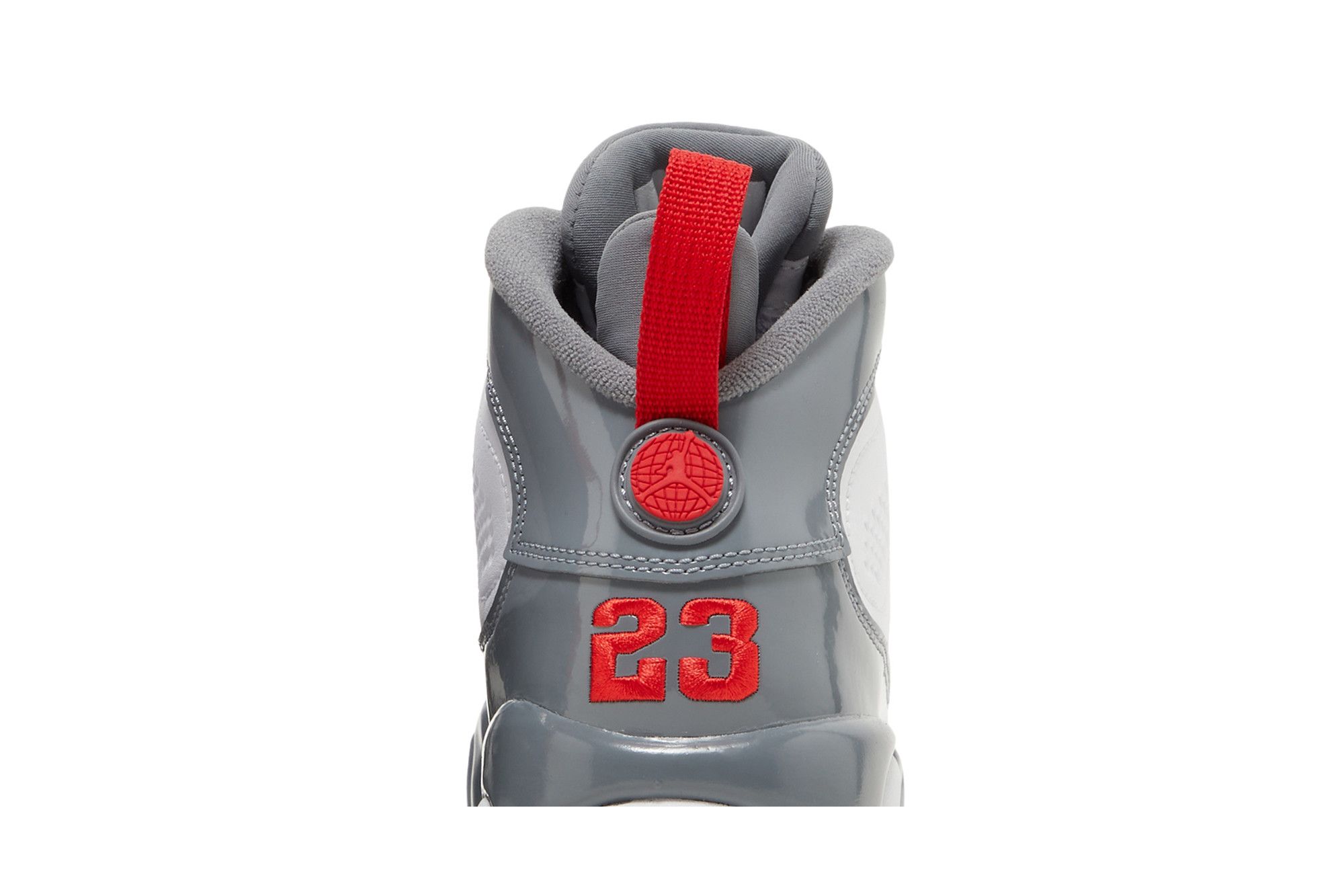 Pre-owned Air Jordan 9 Retro Gs 'fire Red' In Grey