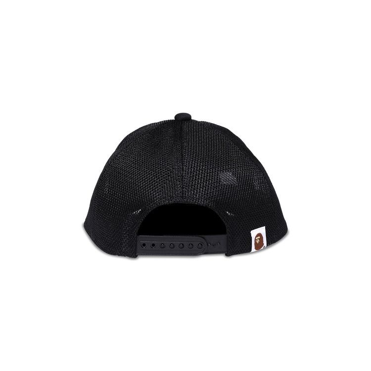 帽子 CRYSTAL STONE APE HEAD MESH CAP BLACK A Bathing Ape Ape Head Crystal Stone Mesh Cap black