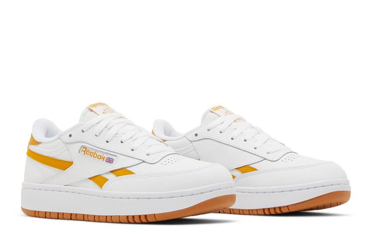 Wmns Club C Double Revenge 'White Bright Ochre'