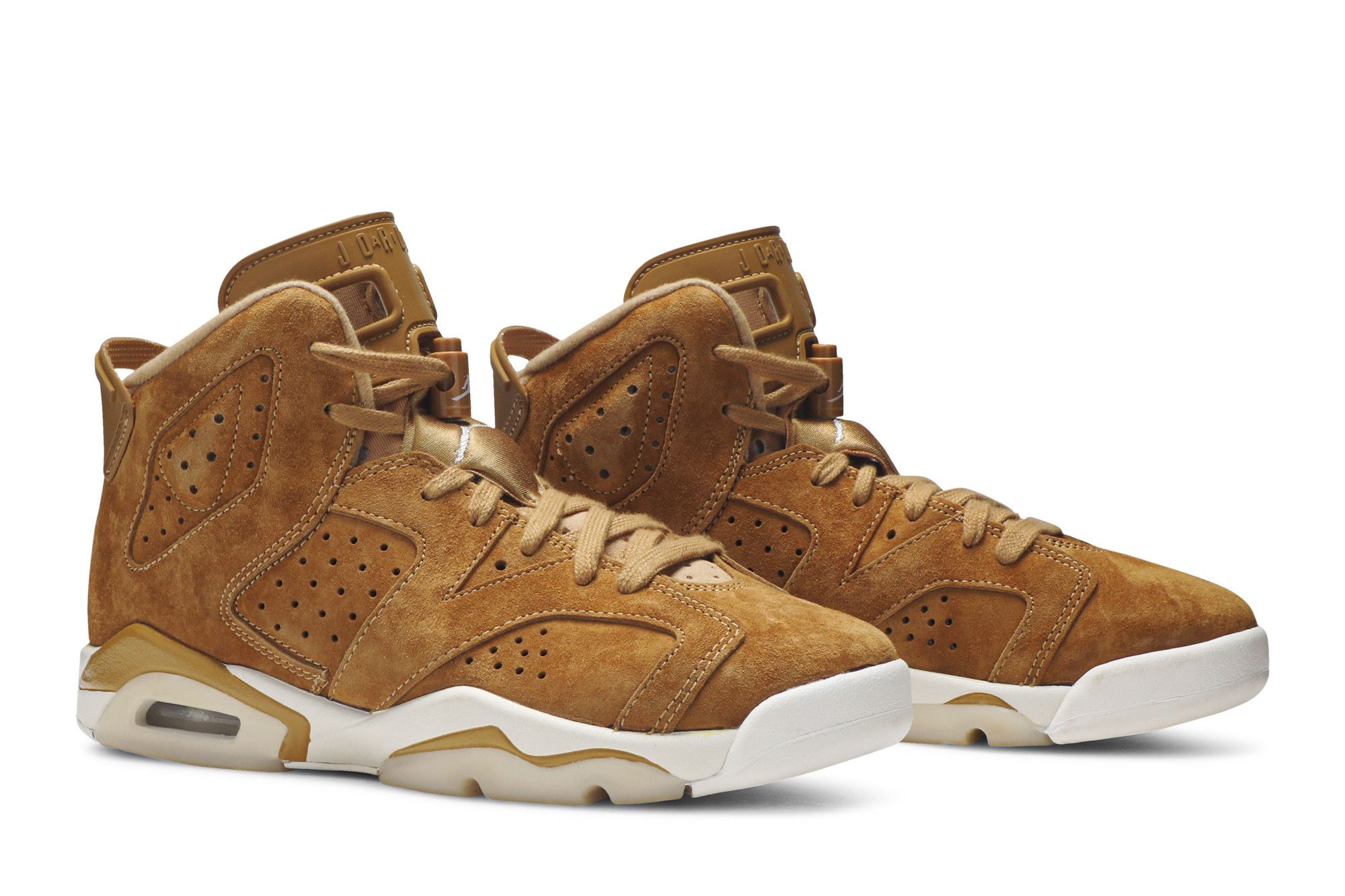 Pre-owned Air Jordan 6 Retro Gs 'wheat' In Tan