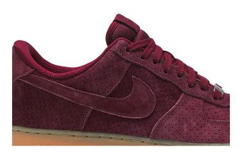 Buy Wmns Air Force 1 07 Suede Deep Garnet 749263 600 GOAT