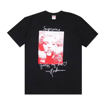 Buy Supreme Madonna T-Shirt 'Black' - FW18T1 BLACK | GOAT