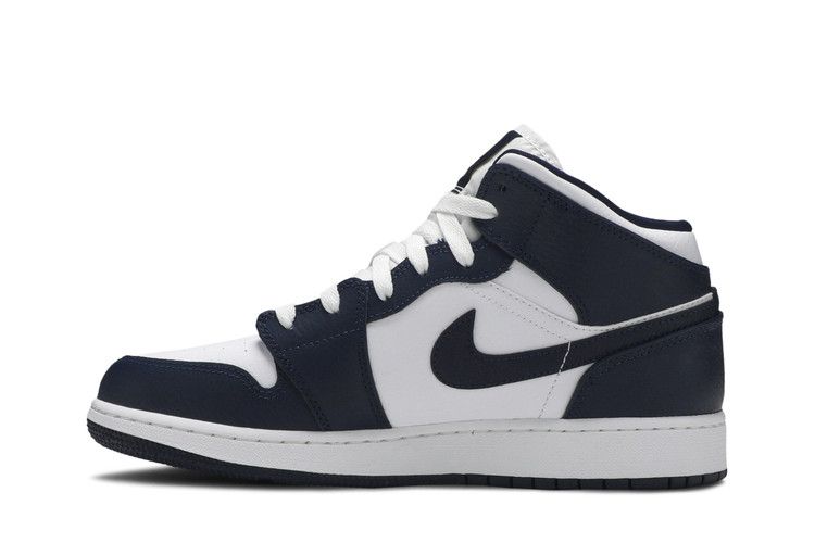 Buy Air Jordan 1 Mid GS 'Obsidian' - 554725 174 - Blue | GOAT