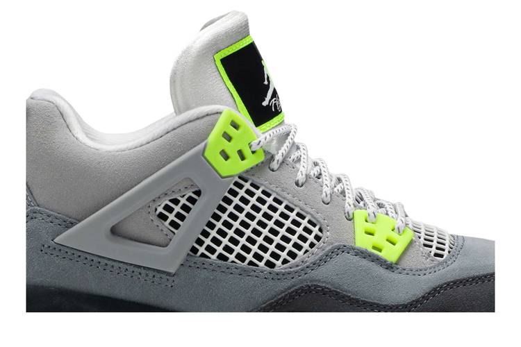 Air jordan 4 retro se neon gs new arrivals