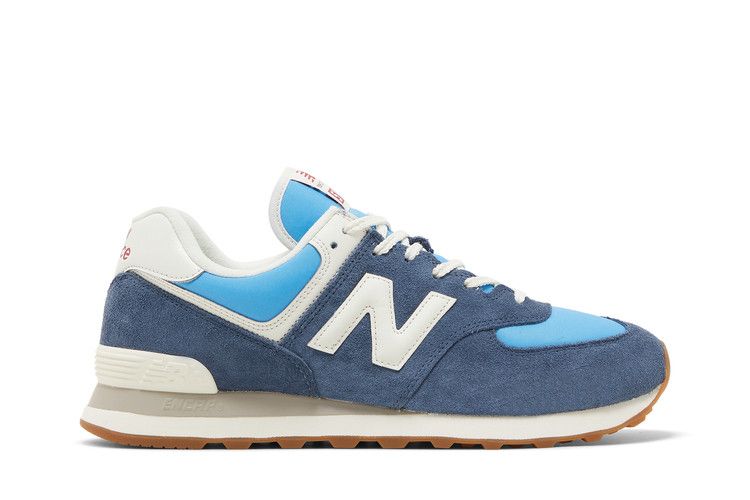 New Balance 574 Blue White Gum - Thumbnail 2