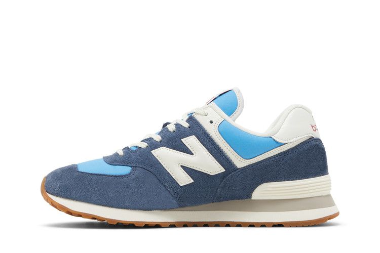 New Balance 574 Blue White Gum - Thumbnail 4
