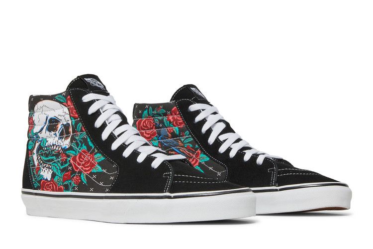 Vans sk8 hi online roses