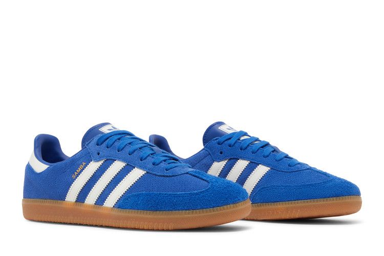 Adidas samba blue gum on sale sole