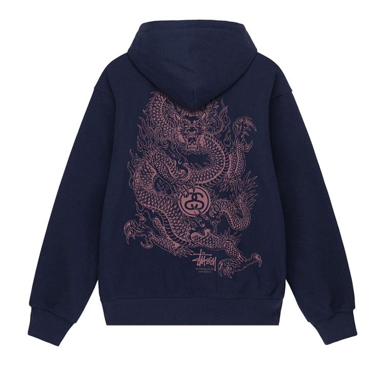 Buy Stussy Dragon Hoodie 'Navy' - 1924847M NAVY | GOAT