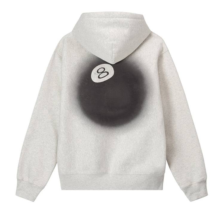 Buy Stussy 8 Ball Fade Hoodie 'Ash Heather' - 1924846MU ASH | GOAT