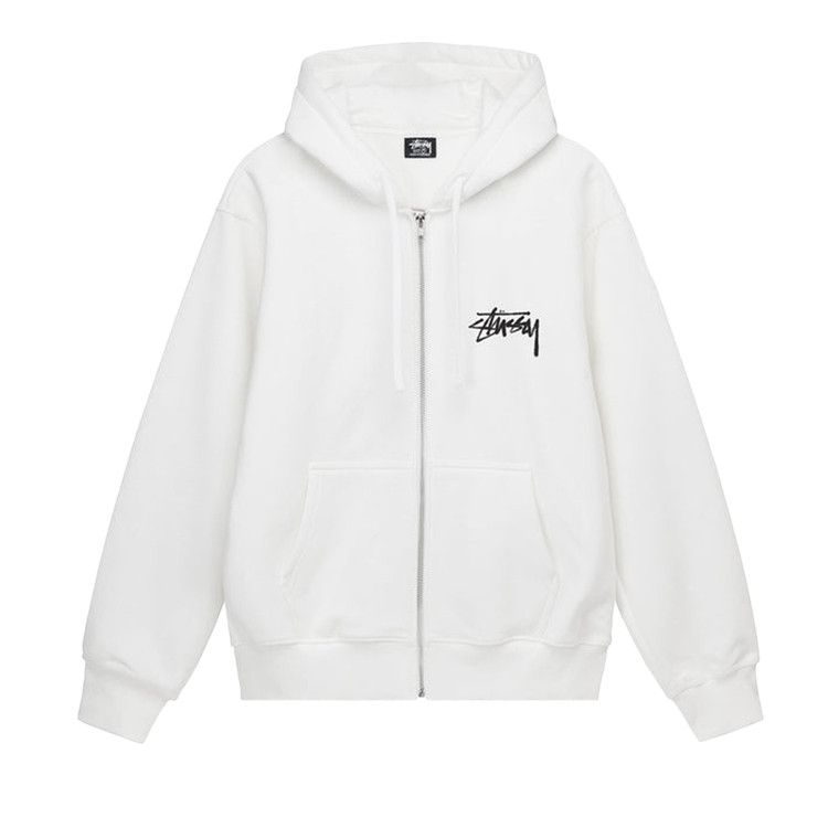 Buy Stussy Read Em' N' Weep Zip Hoodie 'White' - 1974857T