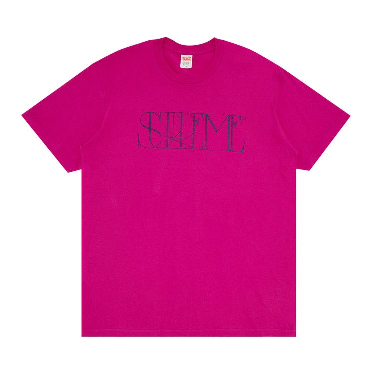 Supreme Trademark Tee 'magenta'