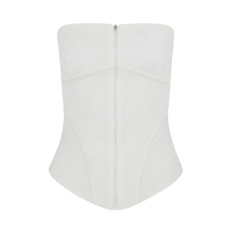 Hyein Seo Thermal Tube Top - White on Garmentory