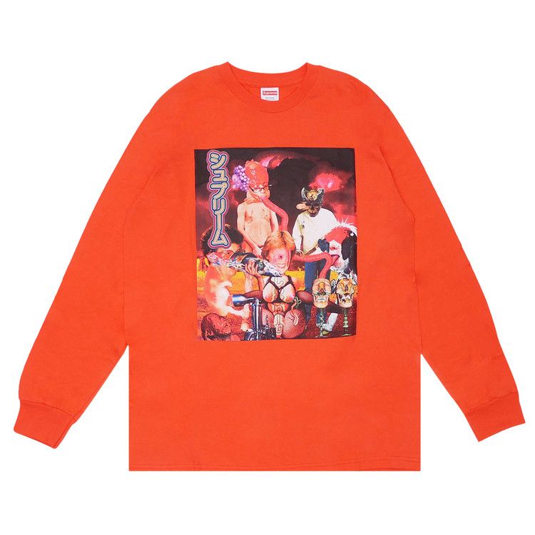 Buy Supreme Sekintani La Norihiro Long-Sleeve Tee 'Bright Orange