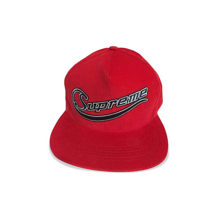 Buy Supreme Metallic Logo Corduroy 5-Panel 'Red' - SS19H45 RED | GOAT